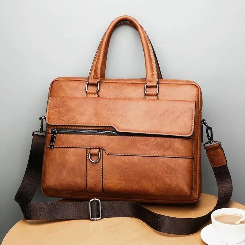 Men's Antique Leather Briefcase