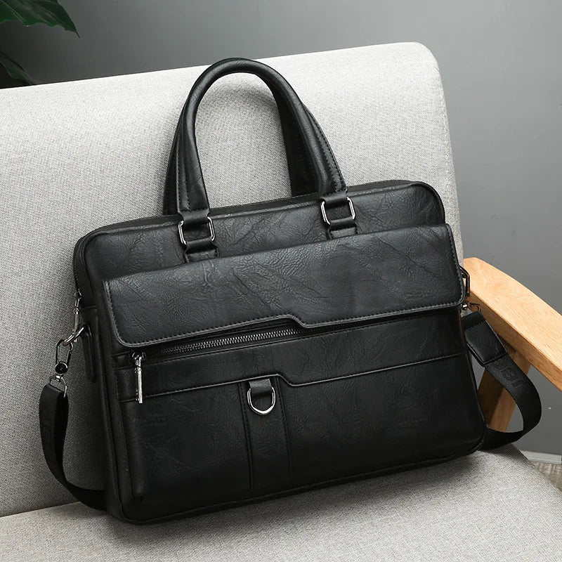 Men's Antique Leather Briefcase