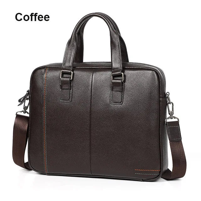 Genuine Leather Men's Briefcase